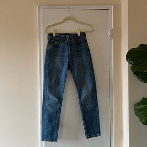 Women’s Iconic 501 Blue Denim Jeans